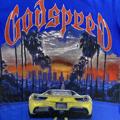 Godspeed Sunset BLVD Tee Blue