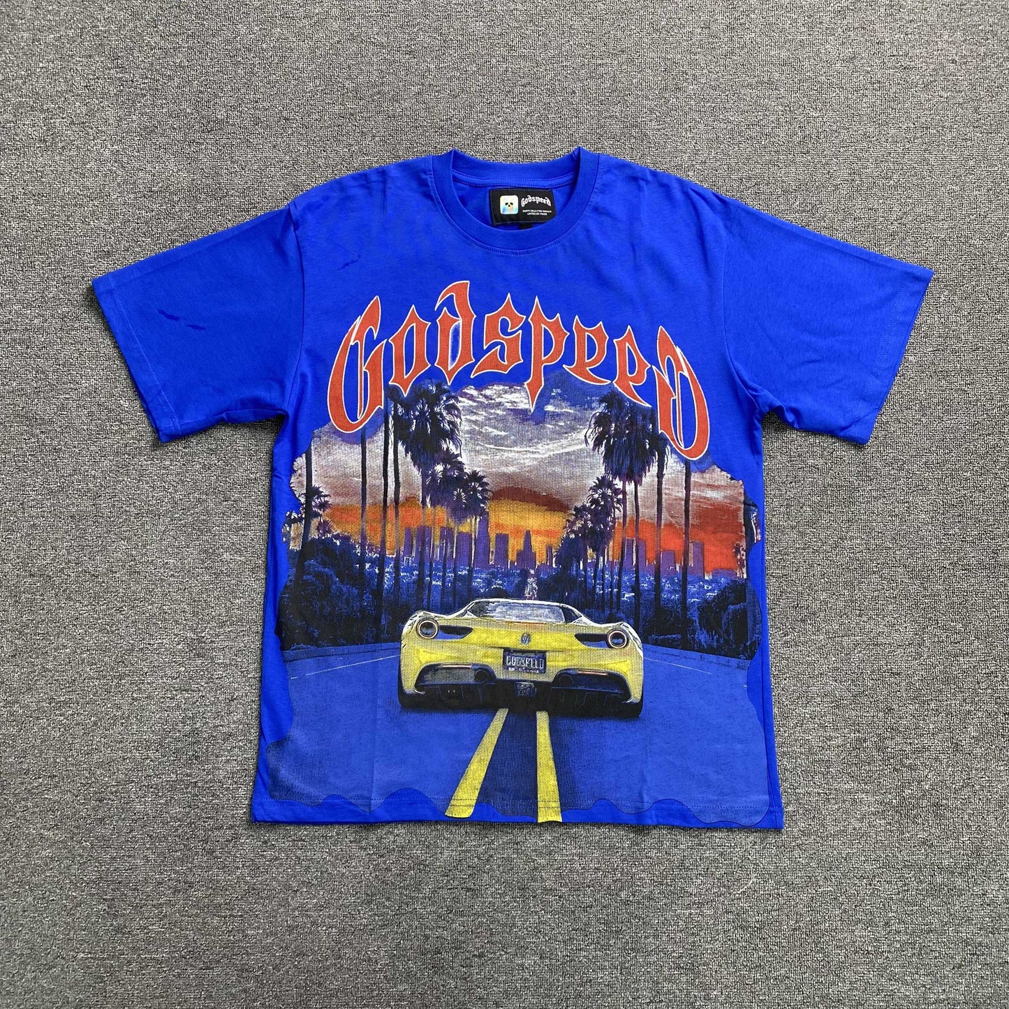 Godspeed Sunset BLVD Tee Blue