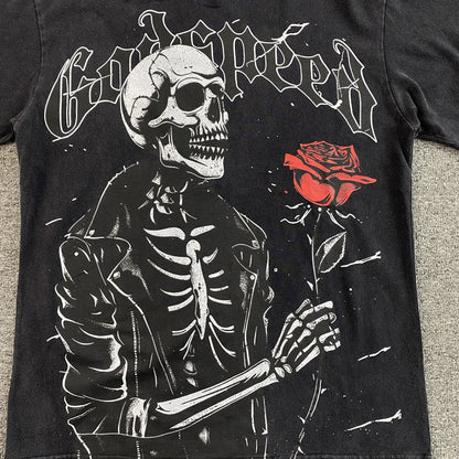 Godspeed Valentine Tee Black