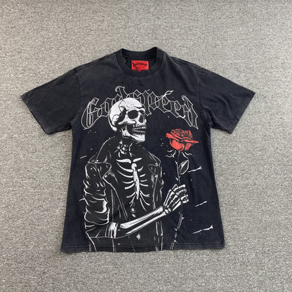 Godspeed Valentine Tee Black