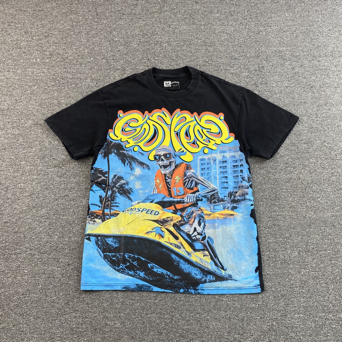 Godspeed Wave Runner Tee Black