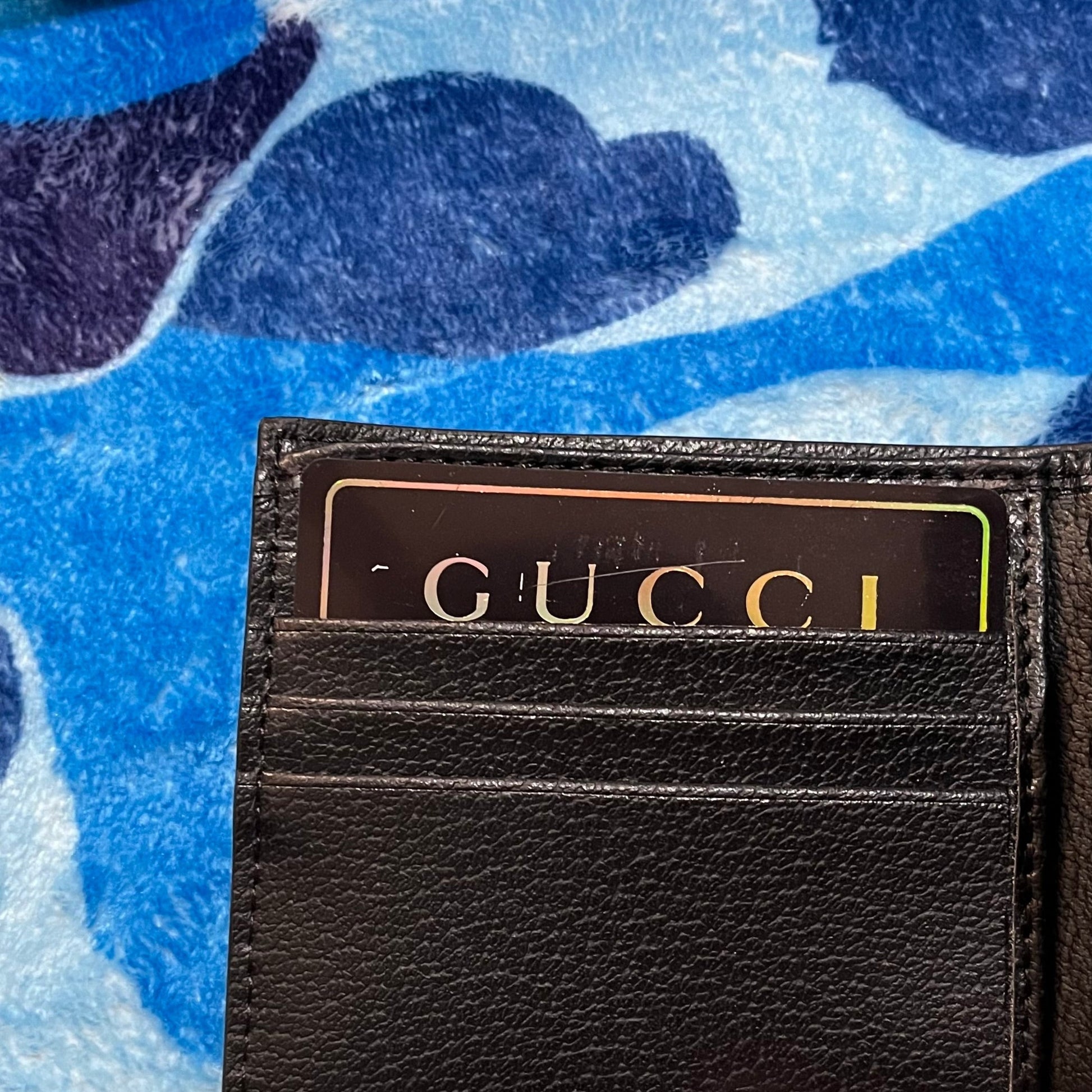GUCCI BIFOLD WALLET ANIMALIER BEE BLACK-Drip Store Argentina