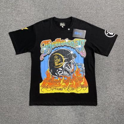 hellstar-helmet-glitter-print-tee-black-Drip Store Argentina