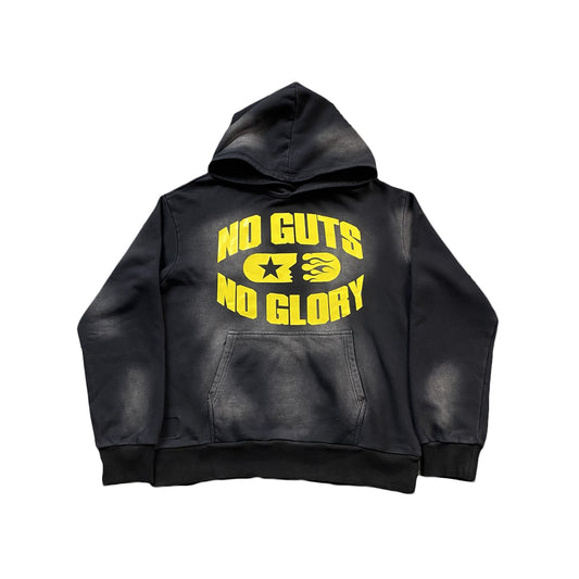 HELLSTAR NO GUTS NO GLORY HOODIE BLACK-Drip Store Argentina