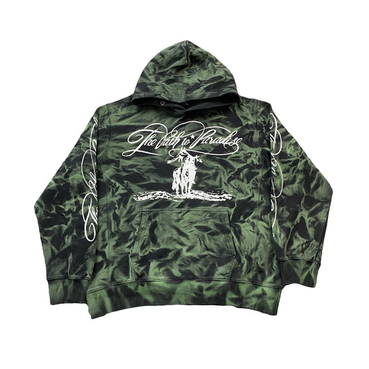 HELLSTAR PATH TO PARADISE HOODIE MARBLE GREEN-Drip Store Argentina