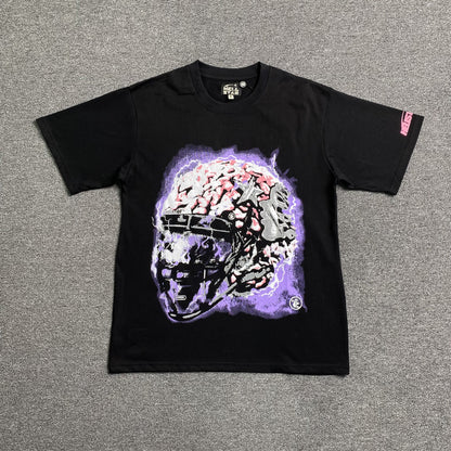 hellstar-records-powered-by-the-star-tee-black-Drip Store Argentina
