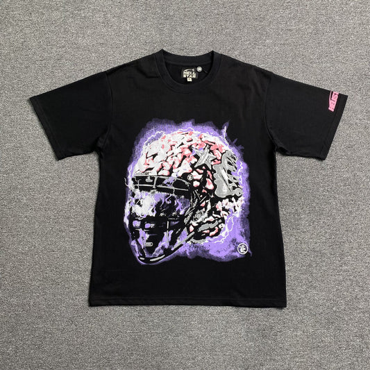 hellstar-records-powered-by-the-star-tee-black-Drip Store Argentina