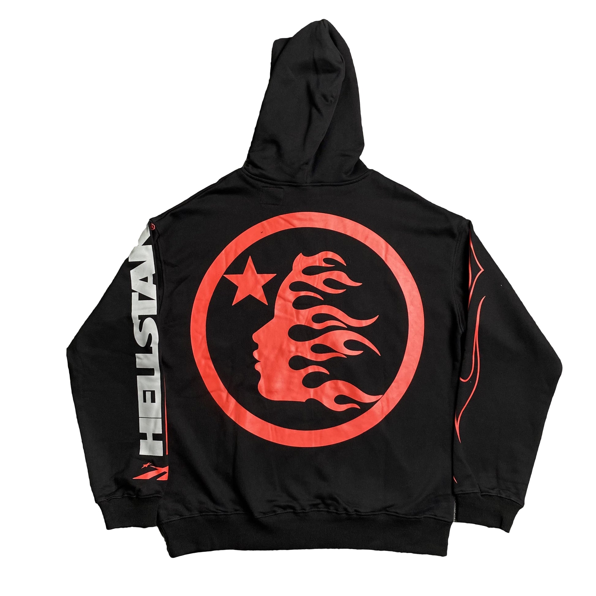 HELLSTAR SPORTS FUTURE FLAME HOODIE BLACK-Drip Store Argentina