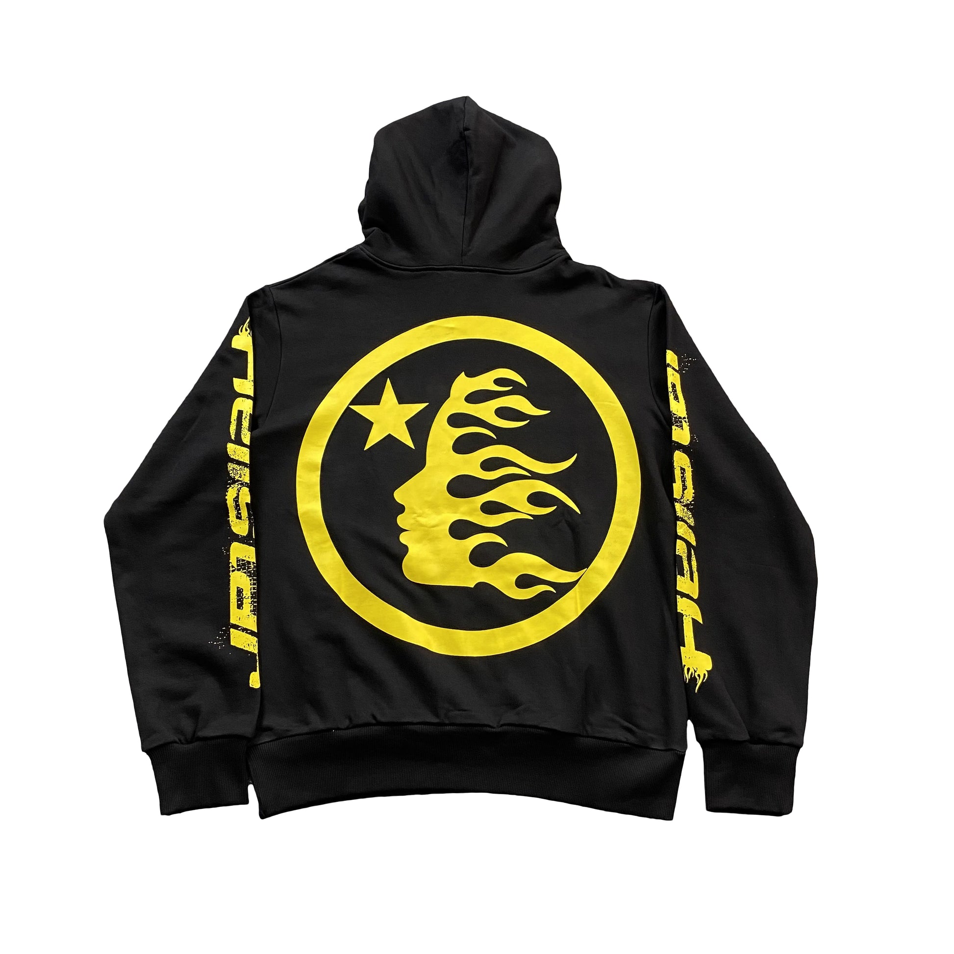 hellstar-studios-speed-hoodie-black-gold-Drip Store Argentina