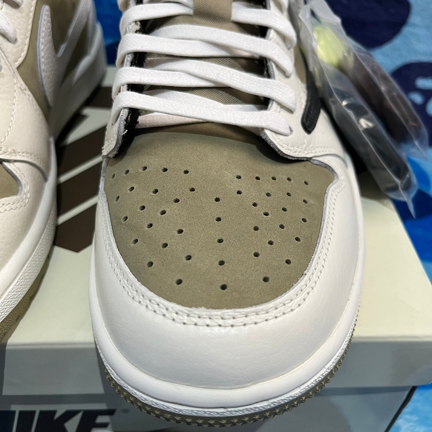 Jordan 1 Low Golf X Travis Scott Neutral Olive