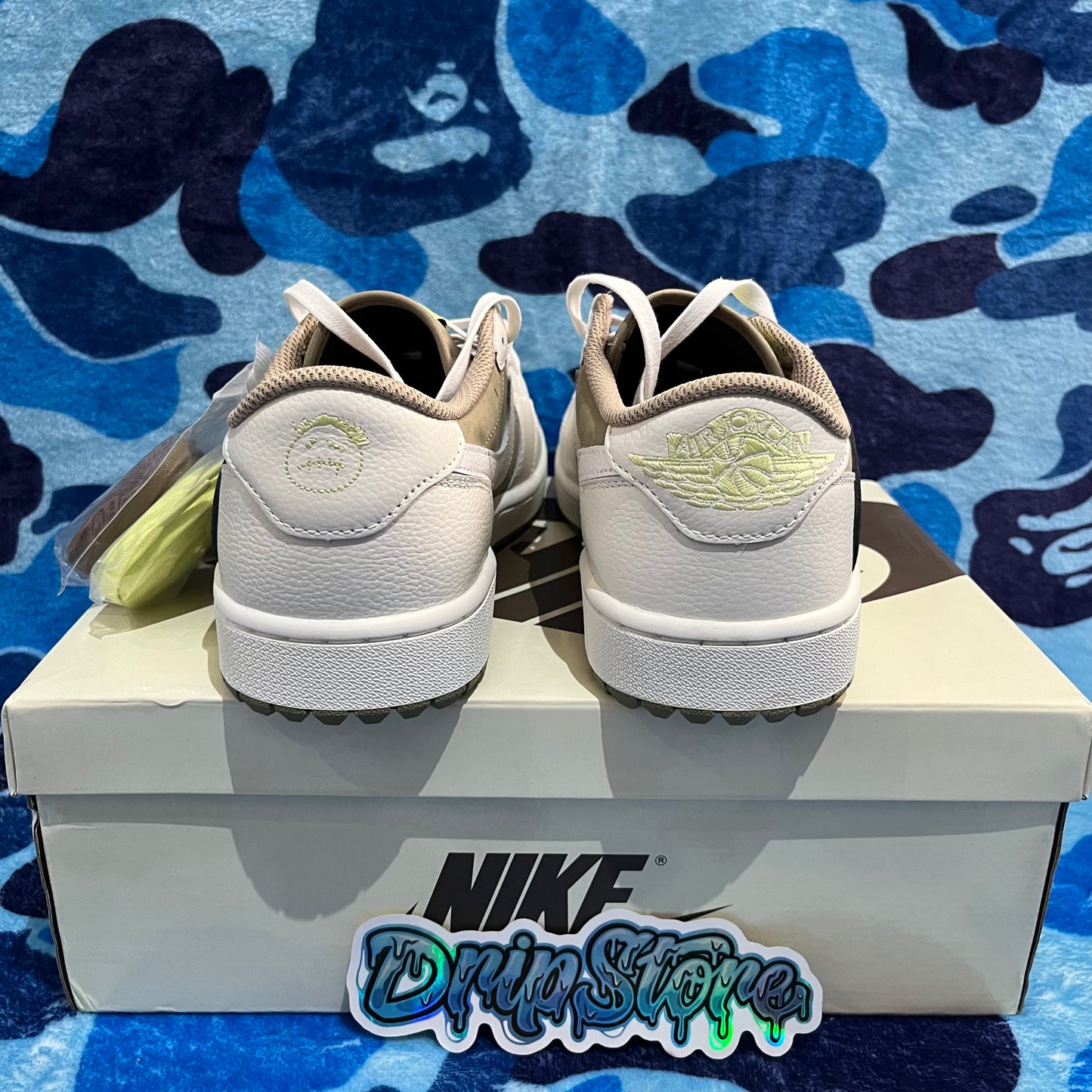 Jordan 1 Low Golf X Travis Scott Neutral Olive
