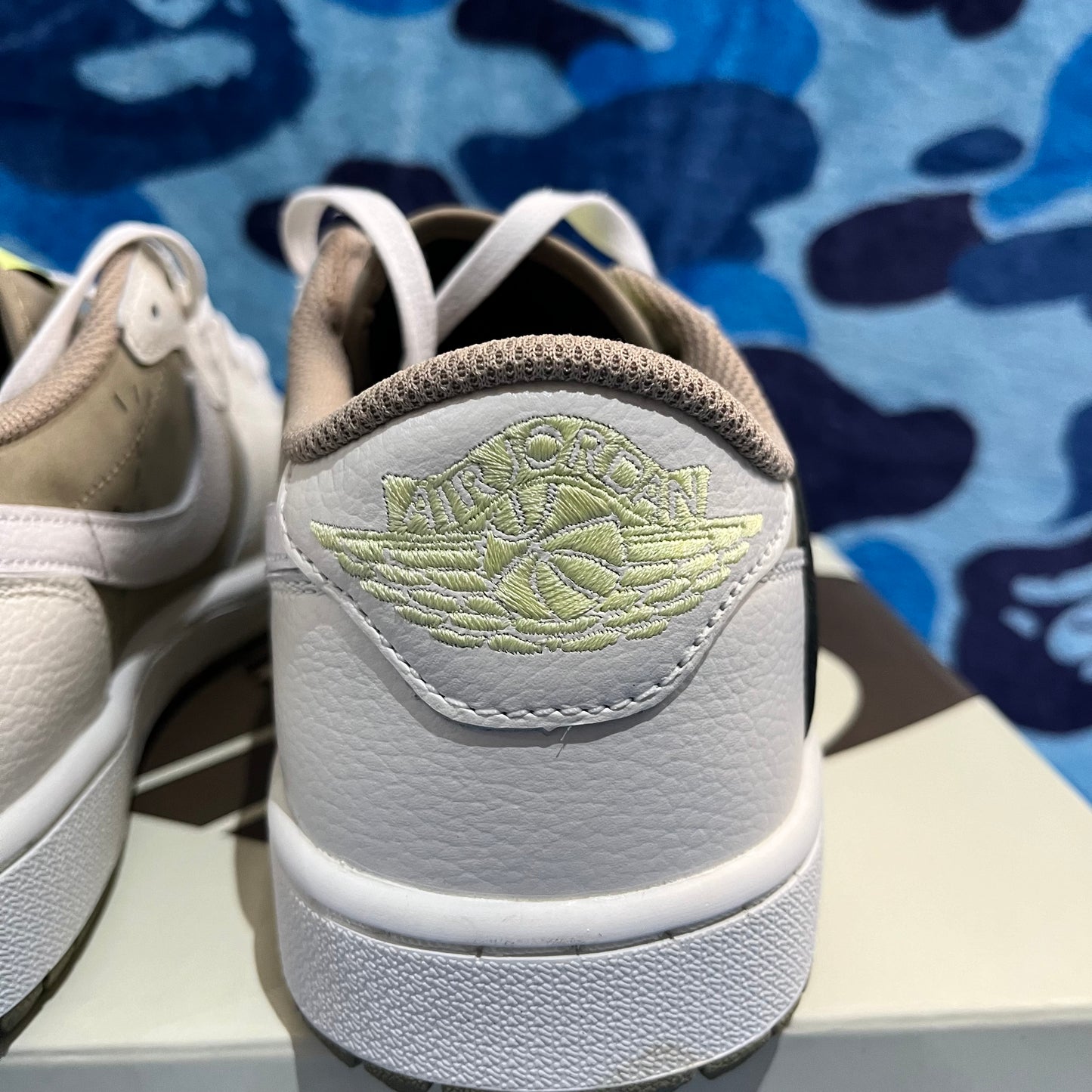 Jordan 1 Low Golf X Travis Scott Neutral Olive