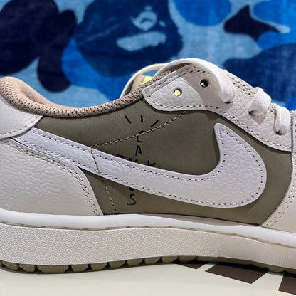 Jordan 1 Low Golf X Travis Scott Neutral Olive