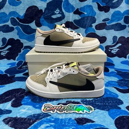 Jordan 1 Low Golf X Travis Scott Neutral Olive