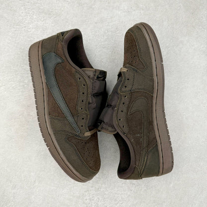 Jordan 1 Low X Travis Scott Velvet Brown