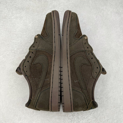 Jordan 1 Low X Travis Scott Velvet Brown
