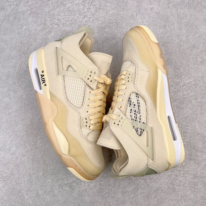 Jordan 4 Retro Off-White Sail