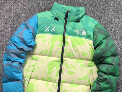 kaws-x-the-north-face-retro-1996-nuptse-jacket-safety-green-2-Drip Store Argentina
