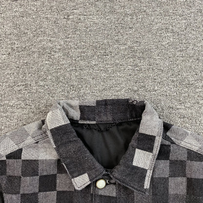 Louis Vuitton Damier Damoflage Classic Denim Jacket Black