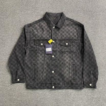 Louis Vuitton Damier Denim Jacket Black