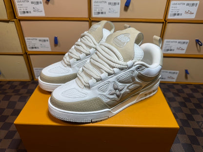 Louis Vuitton Skate Sneaker Beige White