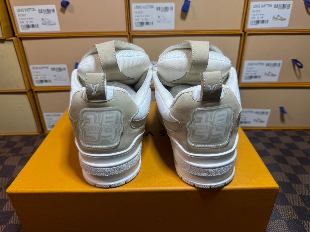 Louis Vuitton Skate Sneaker Beige White