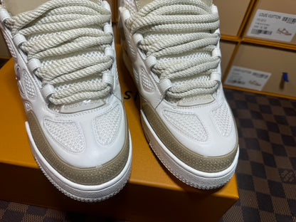 Louis Vuitton Skate Sneaker Beige White