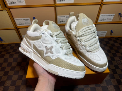 Louis Vuitton Skate Sneaker Beige White