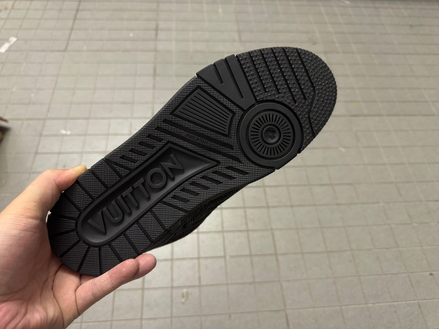 Louis Vuitton Skate Sneaker Black Crystal