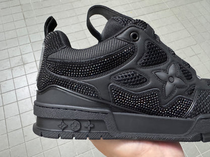 Louis Vuitton Skate Sneaker Black Crystal