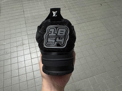 Louis Vuitton Skate Sneaker Black Crystal