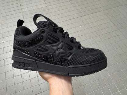 Louis Vuitton Skate Sneaker Black Crystal
