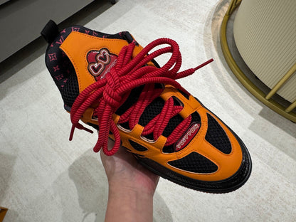 Louis Vuitton Skate Sneaker Black Orange