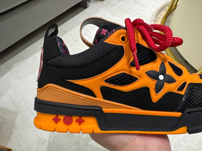 Louis Vuitton Skate Sneaker Black Orange