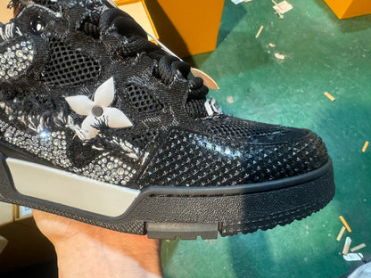 Louis Vuitton Skate Sneaker Black Swarovski Monogram