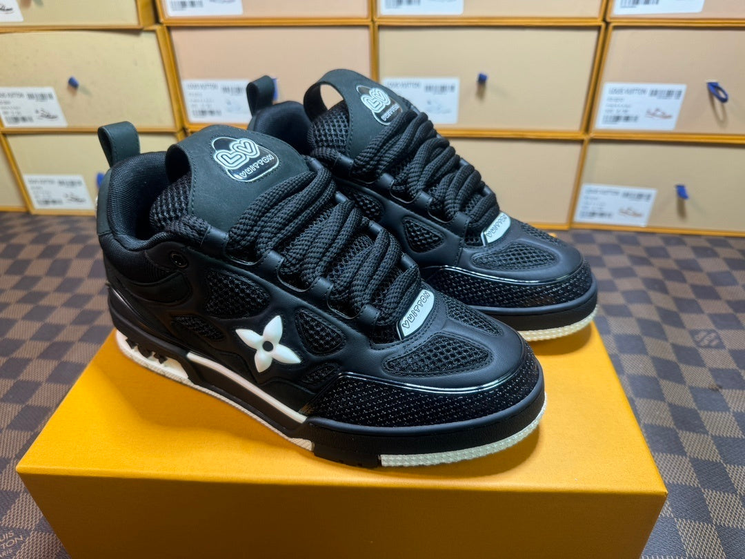 Louis Vuitton Skate Sneaker Black White