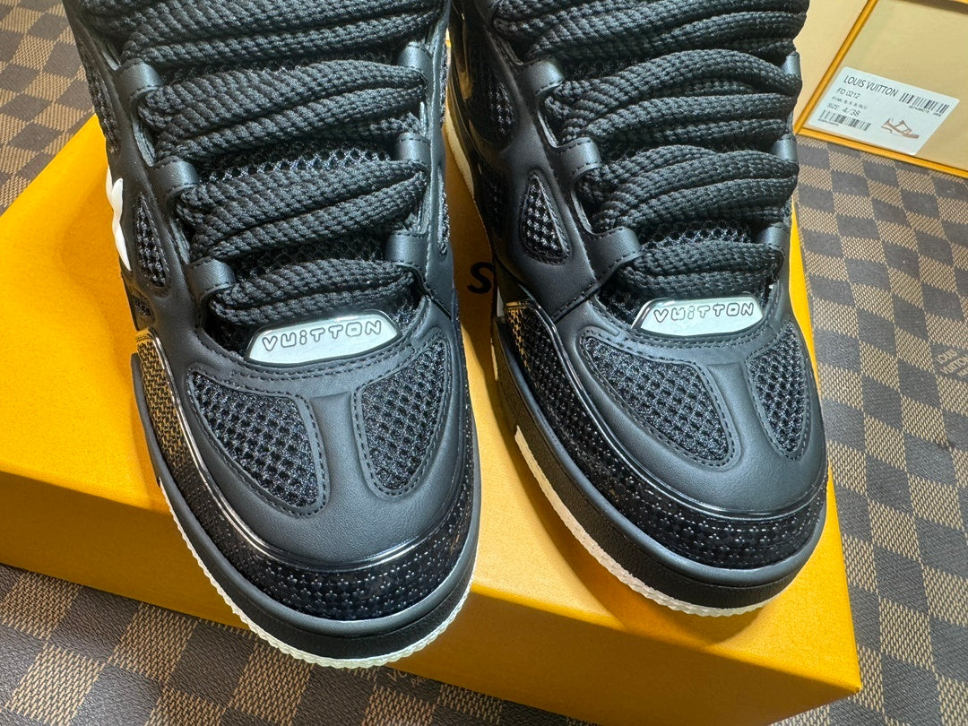 Louis Vuitton Skate Sneaker Black White