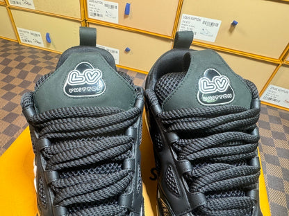 Louis Vuitton Skate Sneaker Black White