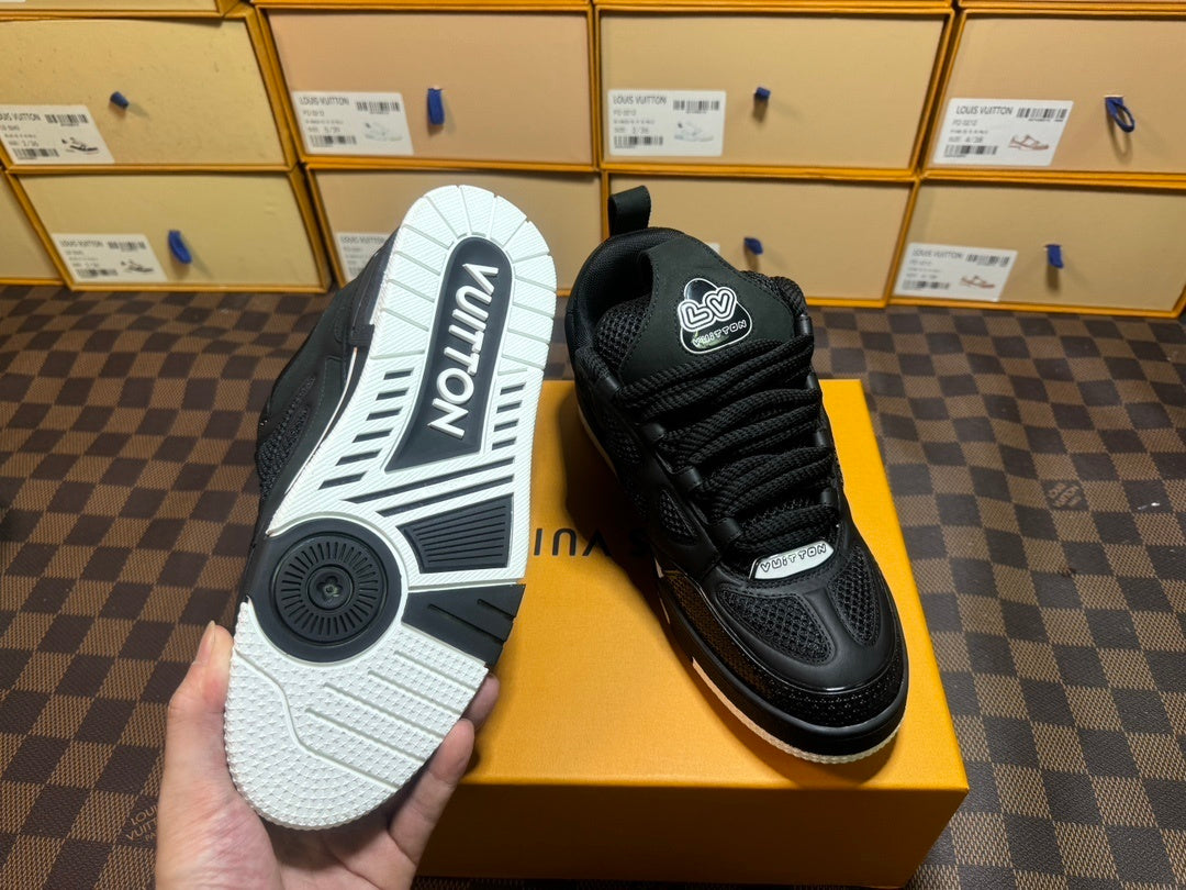 Louis Vuitton Skate Sneaker Black White