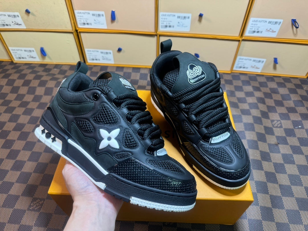 Louis Vuitton Skate Sneaker Black White