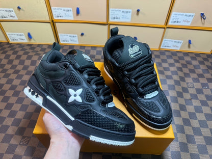 Louis Vuitton Skate Sneaker Black White