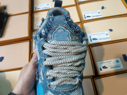 Louis Vuitton Skate Sneaker Blue Swarovski Monogram