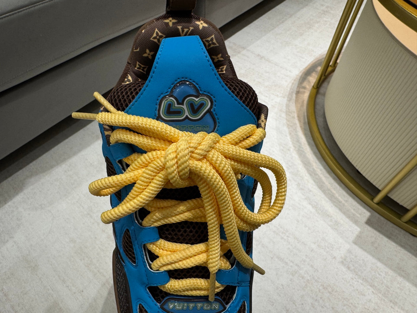 Louis Vuitton Skate Sneaker Brown Blue