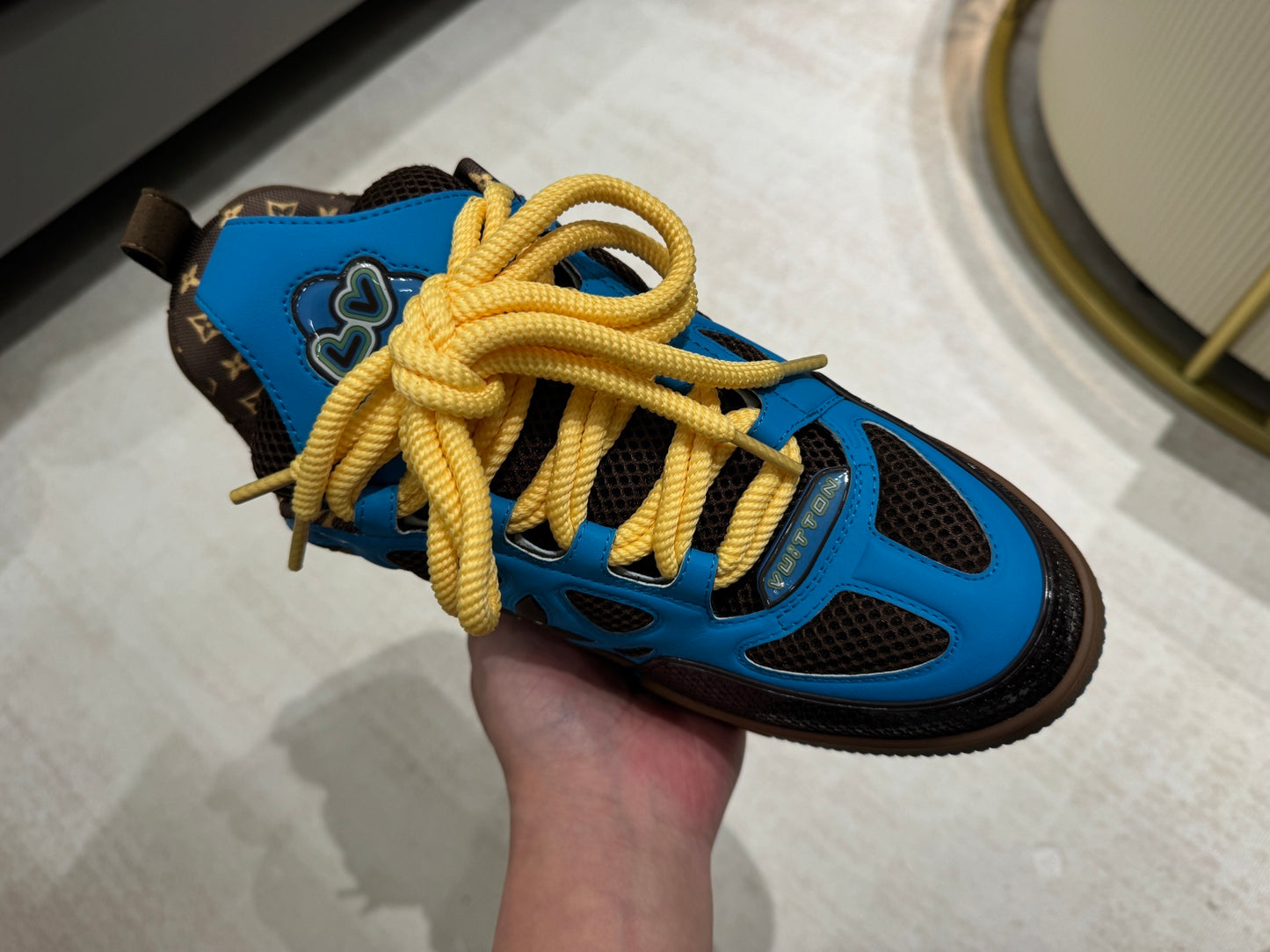 Louis Vuitton Skate Sneaker Brown Blue