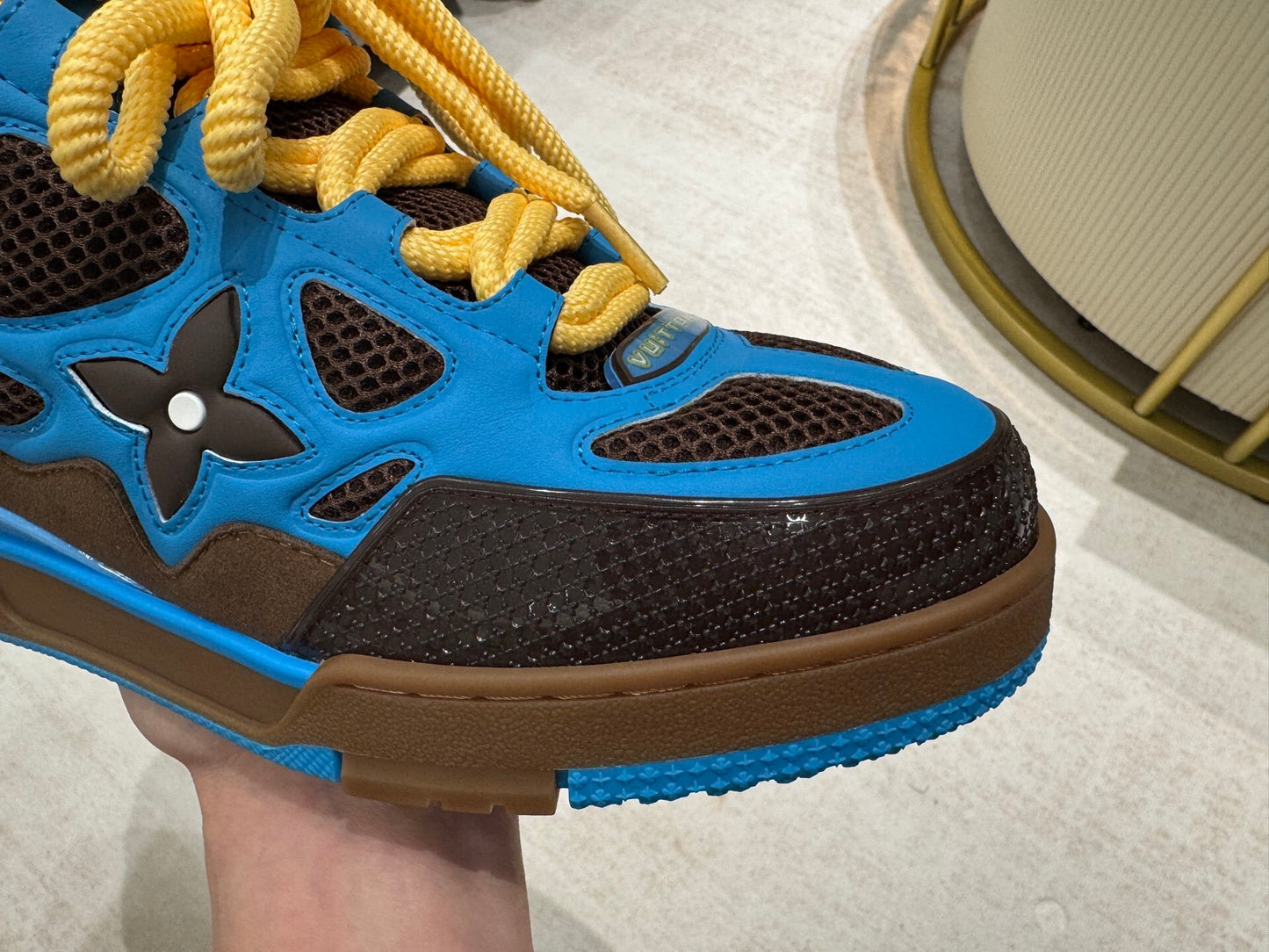 Louis Vuitton Skate Sneaker Brown Blue