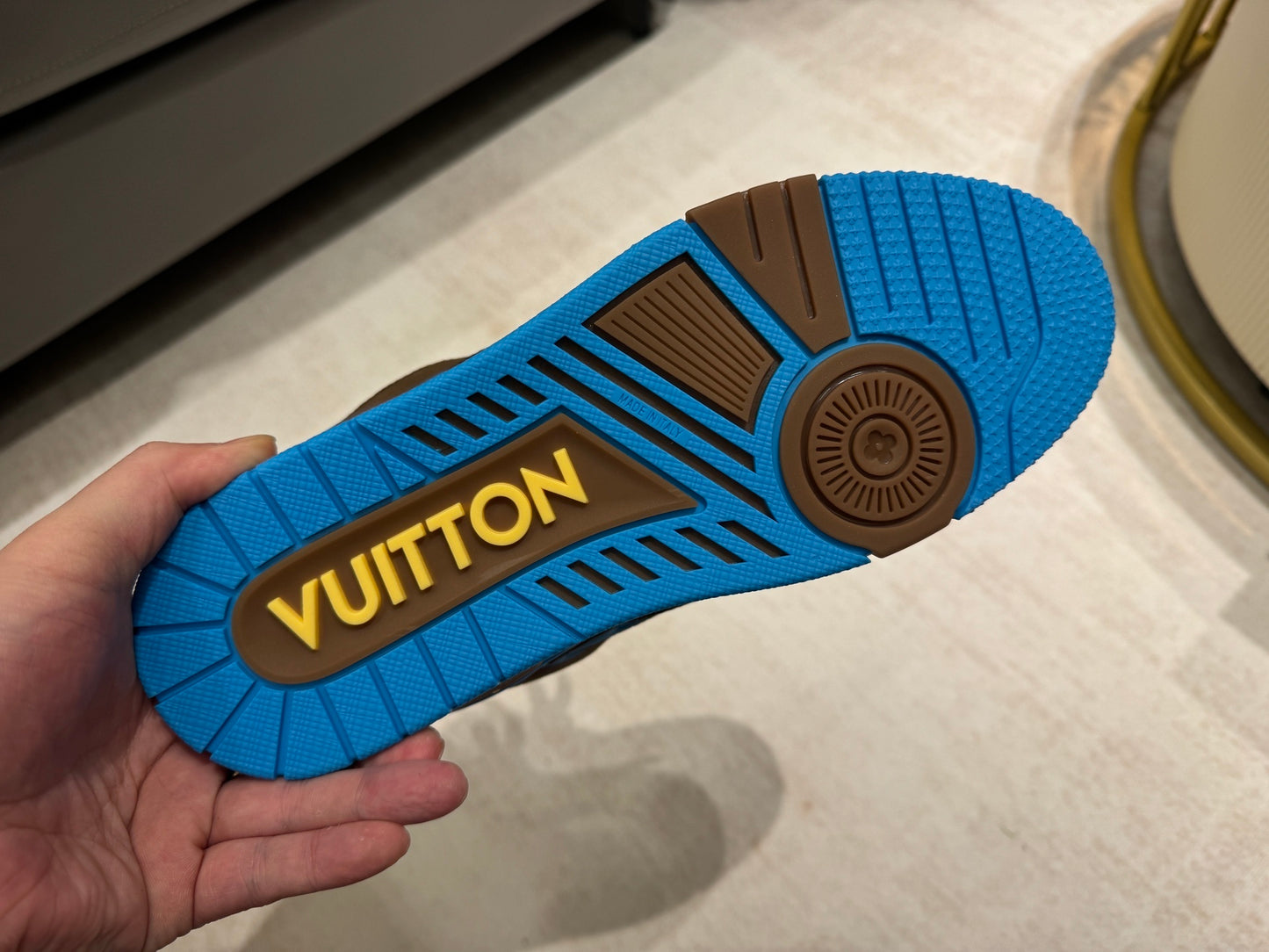 Louis Vuitton Skate Sneaker Brown Blue