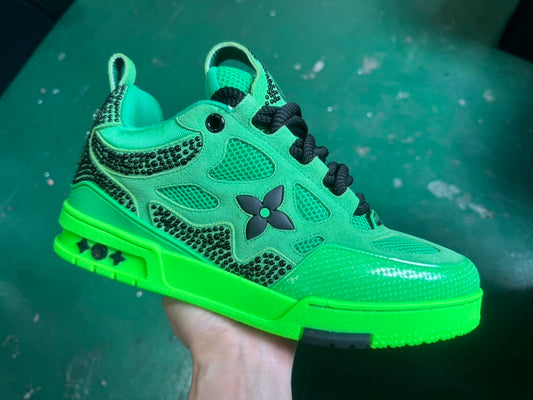 Louis Vuitton Skate Sneaker Green Crystal