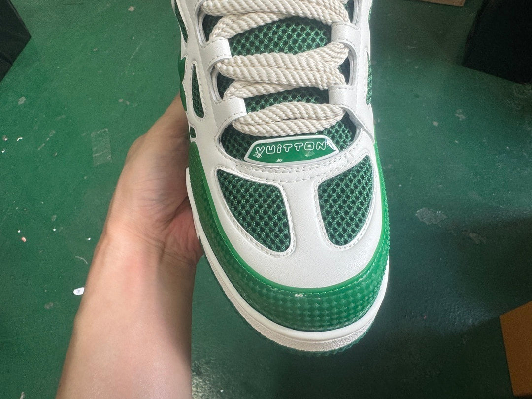Louis Vuitton Skate Sneaker Green White