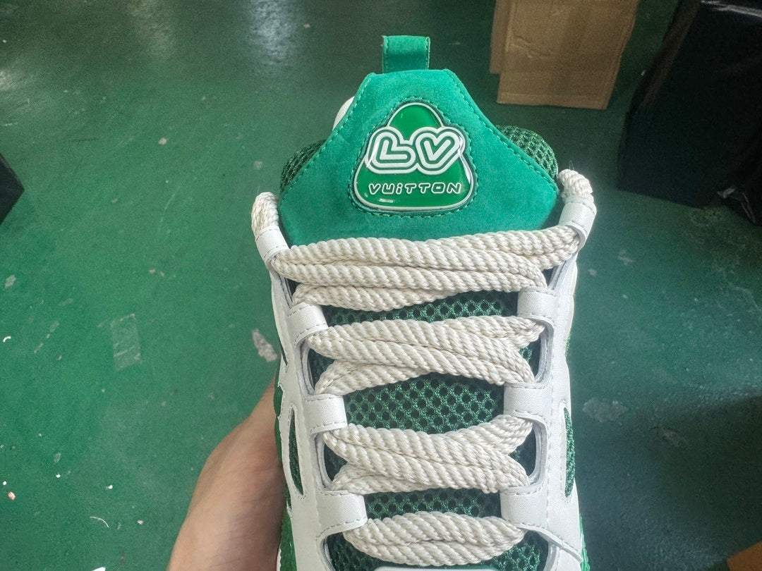 Louis Vuitton Skate Sneaker Green White