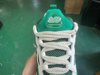 Louis Vuitton Skate Sneaker Green White